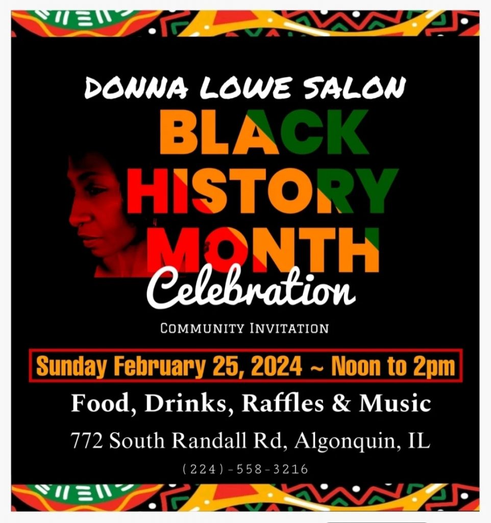 Donna Lowe Salon Black History Month Celebration